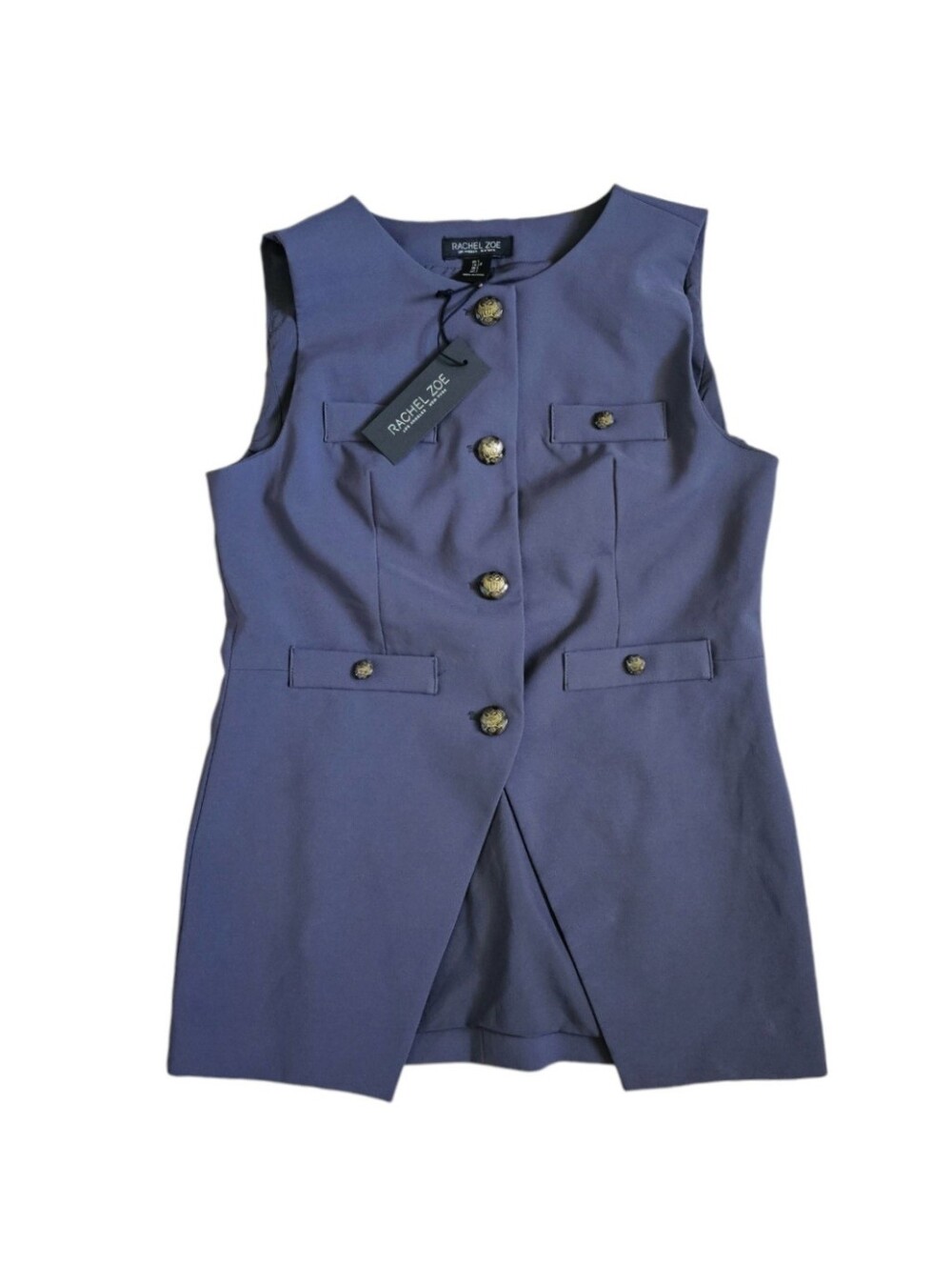 Rachel Zoe Vest Coat Buttoned